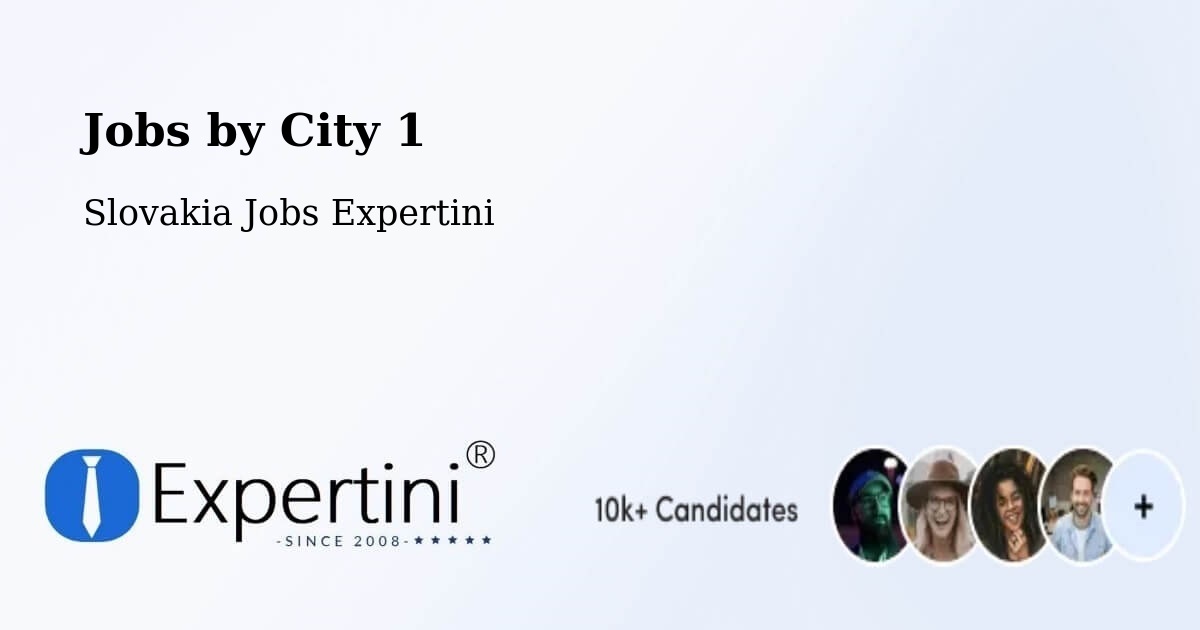 City Jobs in Slovakia - Expertini